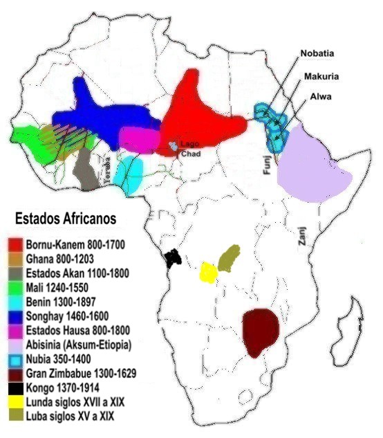 Map of Imperial Africa